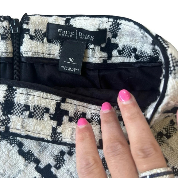 White House black market skirt 00 & jacket 2 set in excellent like-new condition - Picture 6 of 6